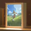 Illustratie - Voetbal - Game - Grasveld Light Box met kabel klein -zzz_3d_website