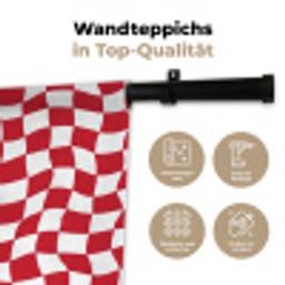 Golvend - Patroon - Rood Wandkleed katoen klein 269 -tsfeer2_DE