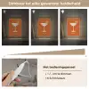 Cocktail - Oranje - Zomer - Quote Light Box met kabel (Wandlamp) klein -USP_dimbaarNL
