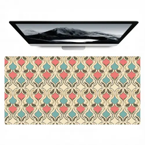Barok - Retro - Kleurrijk Muismat XXL klein 681 -zzz3d