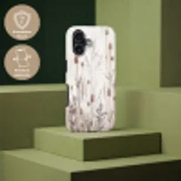 Weidebloemen - Design - Sepia Toughcase MagSafe Apple iPhone 17 klein -USP_PrintM_DE