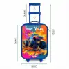Monstertruck - Abstract - Verfspatten - Kleurrijk Kinderkoffer - Blauw klein -productfoto_formaten