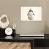 Konijn - Muts - Oren - Beige poster papier klein -sfeer1