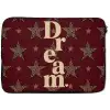 Sterren - Luipaardprint - Dream - Bordeaux laptophoes neopreen klein -zkaufland3dotto