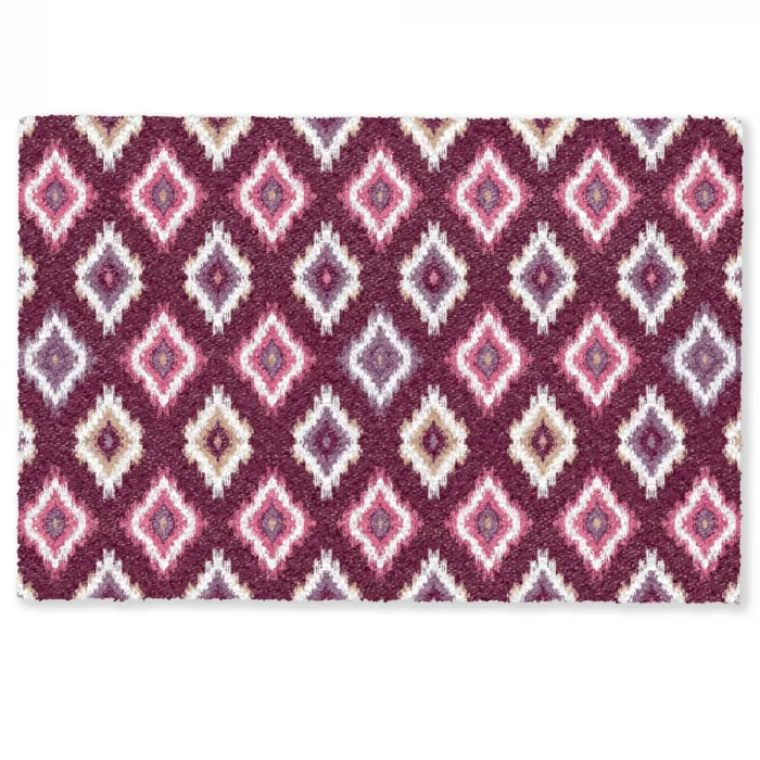 Bordeaux - Patroon - Abstract Deurmat klein 898 -zkaufland3d