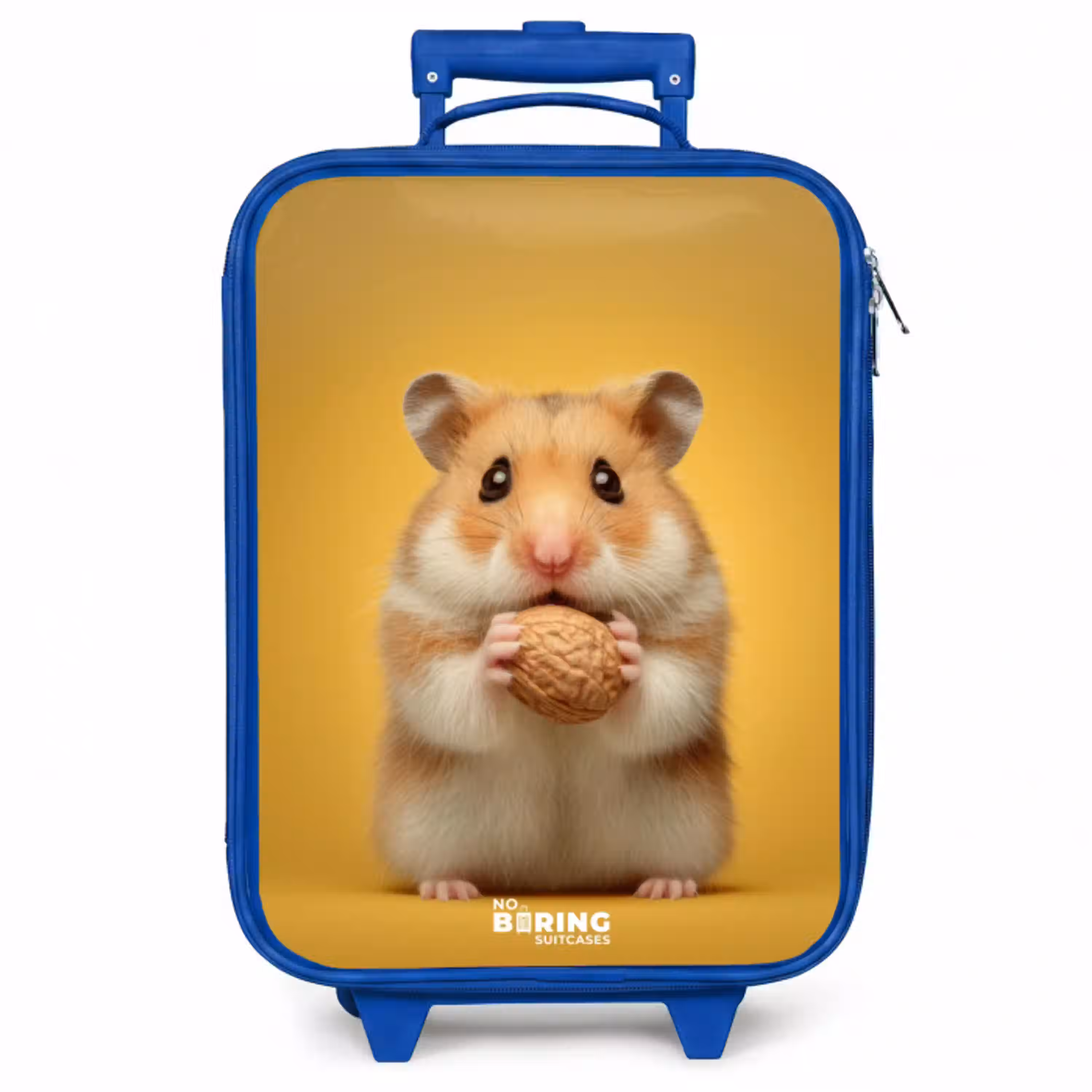 Hamster - Walnoot - Dier Kinderkoffer - Blauw klein -zzz_website3d