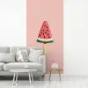 Watermeloen - Ijsje - Pitjes - Rood fotobehang vinyl groot -woonkamer