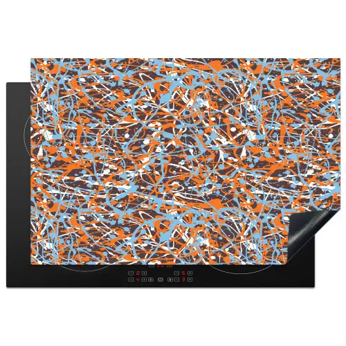 Blauw - Waterverf - Chaos Inductie beschermer vinyl 3mm klein 276 -3d