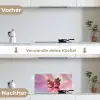 Disco - Fruit - Glitter - Strawberry keuken achterwand spatscherm klein -voor_na_DE