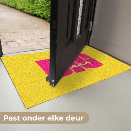 Dream big - Geel - Roze Deurmat klein -USP_NL