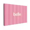 Roze - Gestreept - Belle canvas 2cm klein -z3d