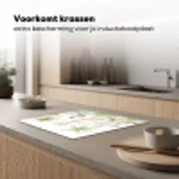 Dieren - Jungle - Pastel Inductie beschermer vinyl 3mm middel -sfeer1
