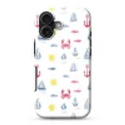 Nautisch - Illustraties - Kleurrijk Toughcase MagSafe Apple iPhone 17 klein 1017 -3d