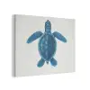 Schildpad - Blauw - Schild PET vilt klein -3d
