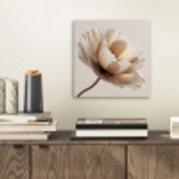 Bloem - Beige - Crème aluminium wit klein -sfeer1