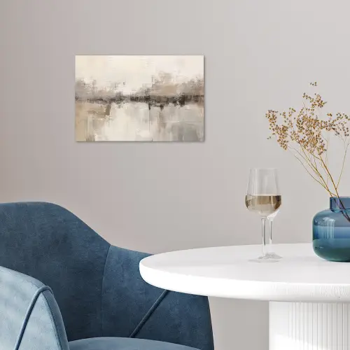 Moderne kunst - Abstract - Beige poster papier klein -sfeer3