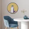 Glazen - Fles - Illustratie - Melk Fotolijst rond zonder passe partout klein -sfeer2