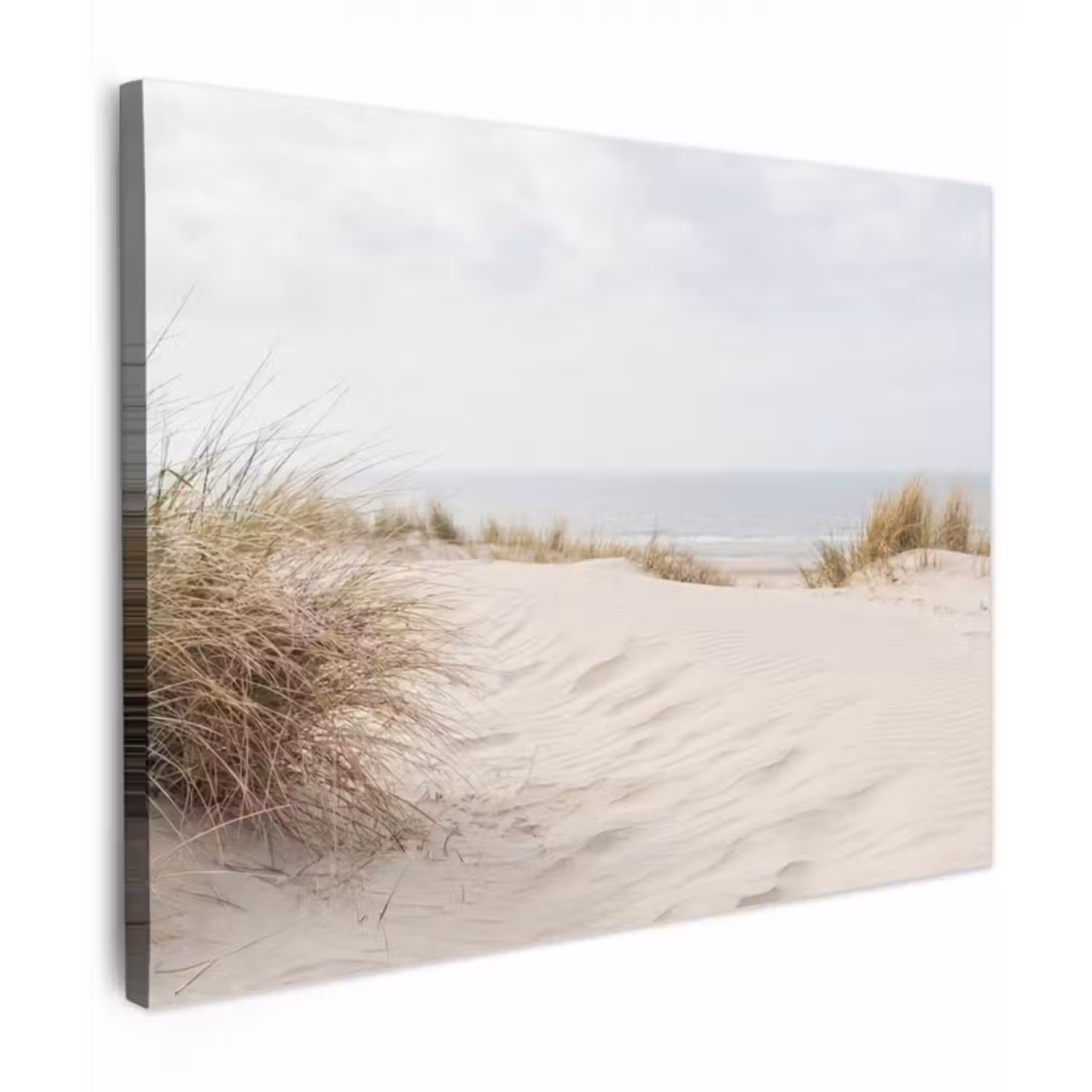 Leinwandbild - Wolken - Dünenlandschaft - Sand