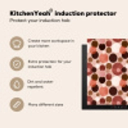 Cirkels - Modern - Kleurrijk Inductie beschermer vinyl 3mm middel 274 -vsfeer2_ENG