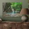 Jungle - Waterval - Planten - Water - Natuur PET vilt klein -sfeer2