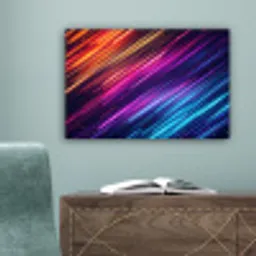 Snelheid - Kosmos - Kleurrijk canvas 2cm klein -sfeer4