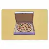 Pizza - Doos - Salami - Illustratie Placemat vinyl groot -zzsfeer1_Kitchenyeah-website