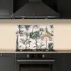 Tropisch - Bomen - Bladeren - Jungle keuken achterwand spatscherm klein -sfeer1