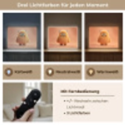 Monster - Knuffel - Oranje Light Box met batterij (Wandlamp kind) middel -USP_lichtkleurDE