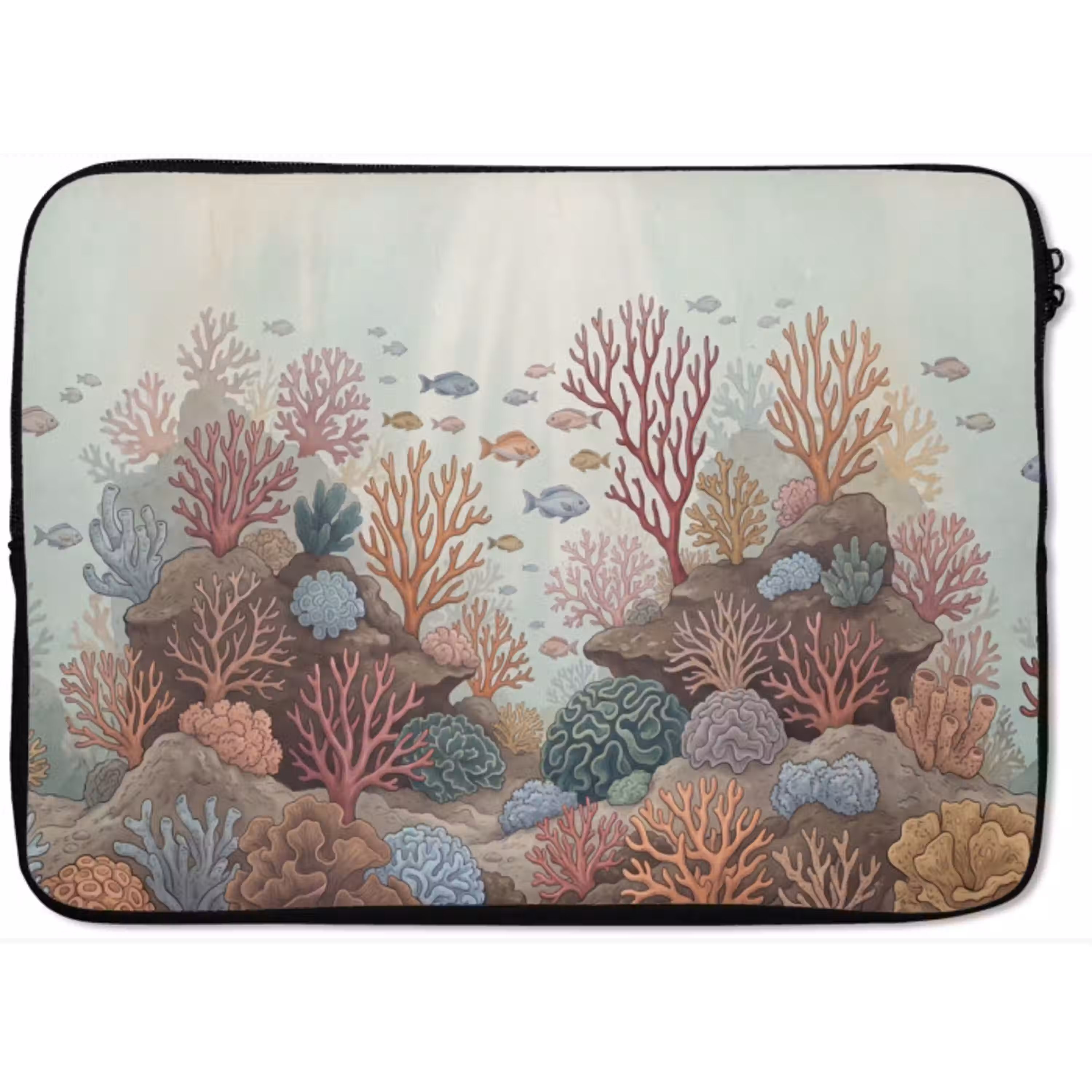Onderwater - Koraal - Vis - Natuur laptophoes neopreen klein -zkaufland3dotto