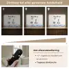 Waterverf - Planeten - Sterren - Raket Light Box met batterij (Wandlamp kind) middel -USP_dimbaarNL