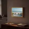 Duinen - Strand - Zee - Zomer Light Box met batterij (Wandlamp) middel -sfeer1