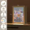 Bloem - Transparant - Pastelkleuren - Druppels Light Box met kabel (Tafellamp) klein -USP_NL