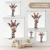 Jongens - Giraffe - Dieren - Kop - Portret - Kind - Meisjes Wandkleed katoen klein -tsfeer8_DE