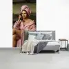 Mona - Klassiek - Roze fotobehang vinyl groot -slaapkamer