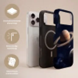 Planeten - Saturnus - Ruimte Toughcase MagSafe Apple iPhone 17 Pro Max klein -USP_Lagen_NL