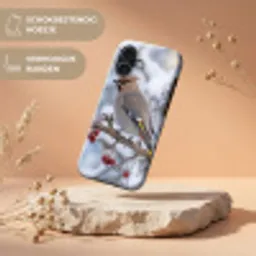 Pestvogel - Bessen - Winter - Natuur Toughcase MagSafe Apple iPhone 17 klein -USP_RandenV_NL