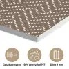 Stippen - Bruin - Beige - Patroon PET vilt klein 837 -closeup_NL