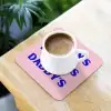 Daddy's - Blauw - Blokletters onderzetter kurk middel -sfeer5