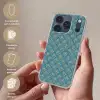 Symmetrisch - Patroon - Blauw Telefoonhoesje iPhone 17 Pro klein 878 -sfeer3_NL