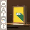 Cool - Geel - Groen Light Box met kabel (Tafellamp) klein -USP_NL