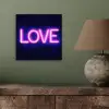 Neon - Love - Valentijn aluminium wit klein -sfeer2