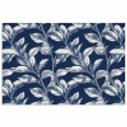 Botanisch - Patroon - Blauw poster papier klein 62 -3d