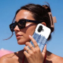 Aquarel - Grachtenpanden - Delfts - Blauw Toughcase MagSafe Apple iPhone 17 klein -Sfeer2V