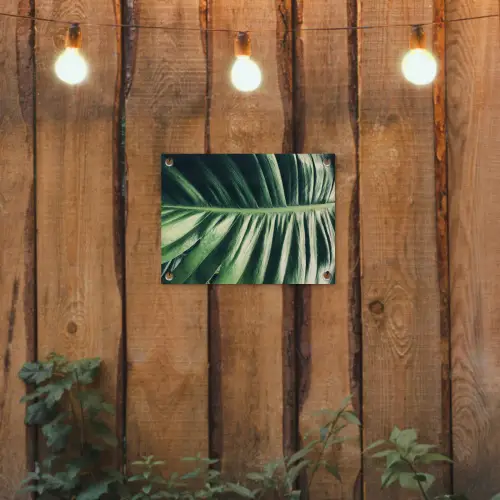 Bladeren - Tropisch - Jungle tuinposter los doek klein -sfeer1