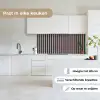 Verticale strepen - Groen - Roze keuken achterwand 2 middel 871 -sfeer4_NL