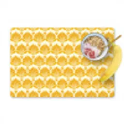 Patroon - Motief - Geel Placemat vinyl groot 368 -zzzproduct_Kitchenyeah-website