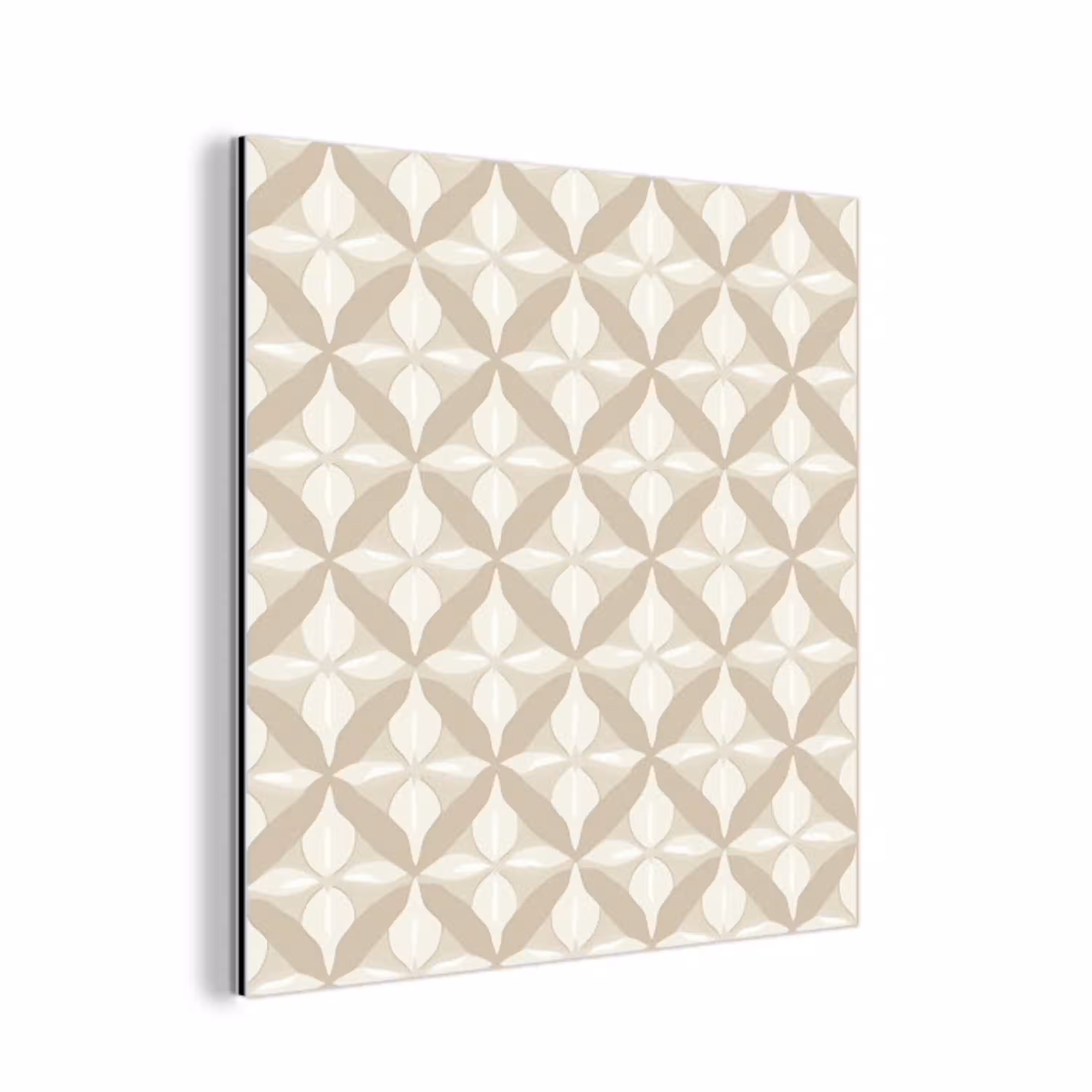 Patroon - Klassiek - Beige aluminium wit klein 46 -3d