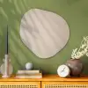 Japandi - Beige - Modern Wandcirkel Organisch Aluminium middel -sfeer2