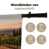 Wijngaard - Zonsondergang - Landschap Wandkleed katoen klein -sfeer2