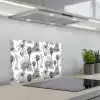 Jungle - Dieren - Grijs keuken achterwand spatscherm klein 900 -3d_schuin